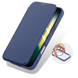 Чохол Dux Ducis для iPhone Air, Skin X Pro, з клапаном, для MagSafe, темно-синій