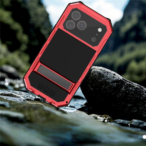 Бронированный чехол с подставкой R-JUST для iPhone 17 Pro Max