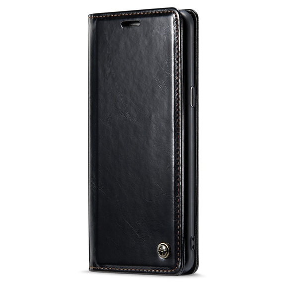 Флип-кейс CASEME для Samsung Galaxy S8, Waxy Textured, чёрный