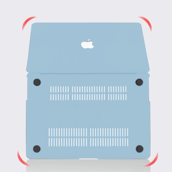 Чехол для MacBook Air 13 A2337 M1 A2179 A1932, HardShell, синий