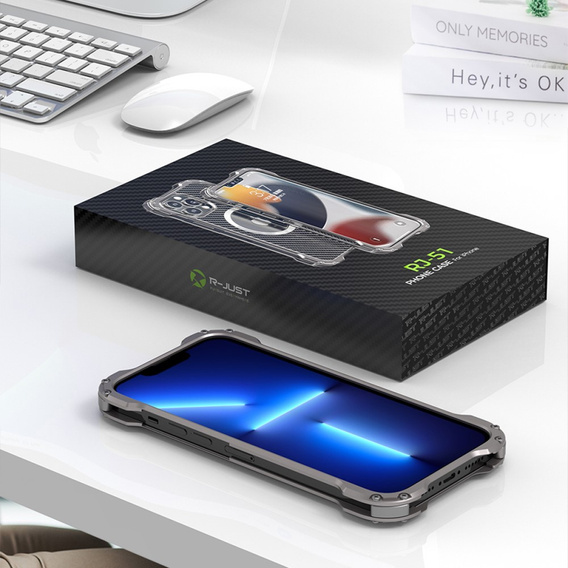 Чохол R-JUST до iPhone 13 Pro, Black