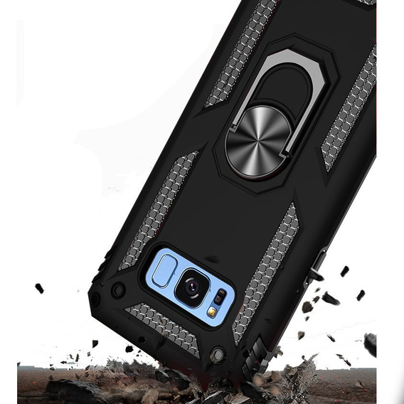 Броньований Чoхол до Samsung Galaxy S8, Nox Case Ring, чорний