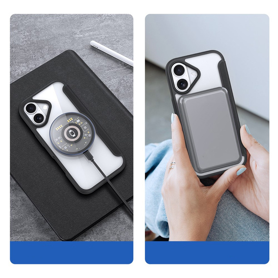 Чохол Dux Ducis для iPhone 17, Skin X Pro, з клапаном, для MagSafe, чорний
