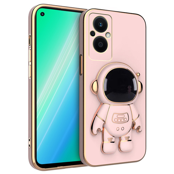 Чехол до Oppo Reno7 Lite 5G, Astronaut, розовый