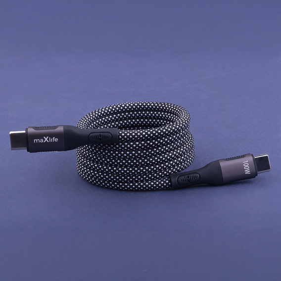 Магнітний кабель USB-C – USB-C 100 Вт, 1,0 м для пристроїв з USB-C