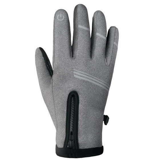Тактильні рукавички для велосипеду   - Grey/Розмір XL