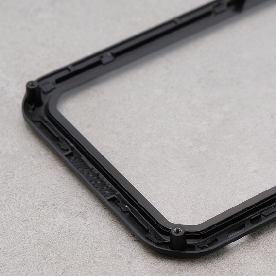 Чехол Love Mei до iPhone 12, armored with glass, чёрный