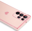 Чехол для Samsung Galaxy S23 Ultra, Electro heart, розовый rose gold + полное клеевое керамическое стекло
