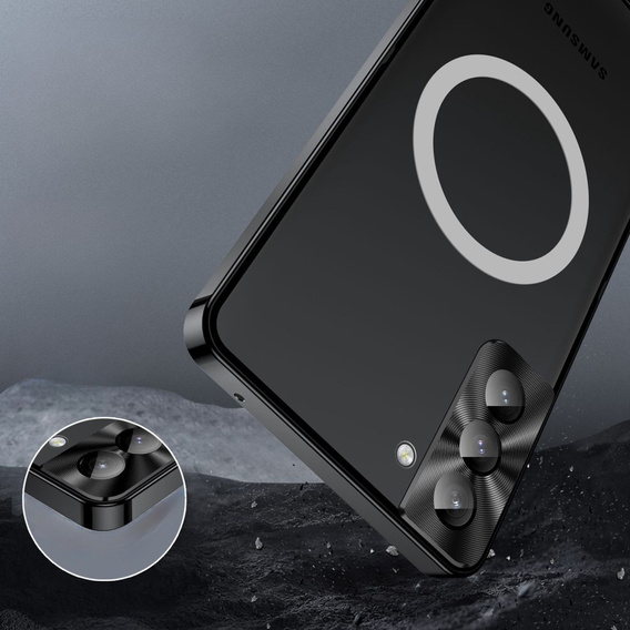 Захисний чохол для камери Samsung Galaxy S21+ Plus, CamShield MagSafe, прозорий / чорний