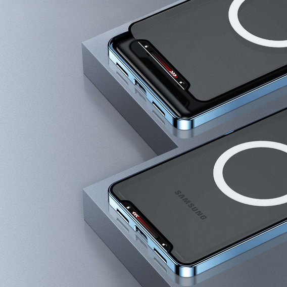 Защитный чехол для камеры Samsung Galaxy S21 FE 5G, CamShield MagSafe, прозрачный / синий