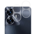 2х гартоване скло ERBORD для камери, щоб Realme C55, прозорий