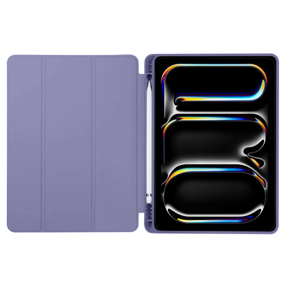 Чехол для Apple iPad Pro 13" 7 gen. 2024 (A2925, Smartcase с местом для стилуса, фиолетовый