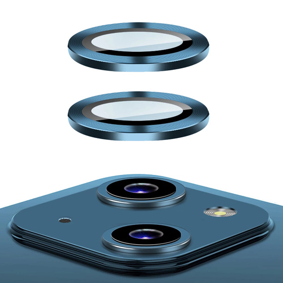 Захисне скло на камеру до iPhone 13 / 13 mini, Blue