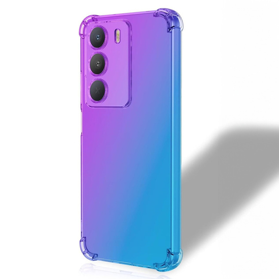 Чохол для Realme C71, Gradient Dropproof, Фіолетовий / синій