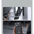 бронированный чехол Nillkin для Xiaomi Poco F6 Pro, CamShield Prop, для Magsafe, чёрный