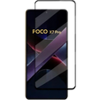 3D загартоване скло для Xiaomi Poco X7 Pro 5G, чорна рамка