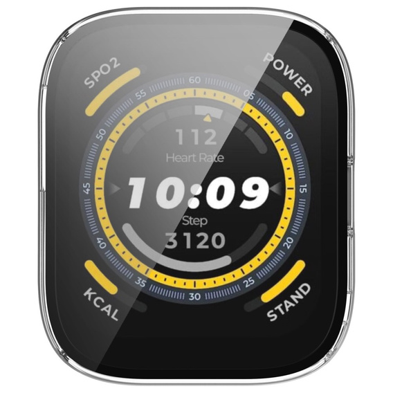 Чехол 2 в 1 + закаленное стекло для Amazfit Bip 5, прозрачный