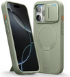 Чехол для iPhone 16 Pro, Suritch Shockproof, для MagSafe, зелёный