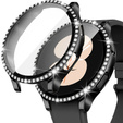 2в1 чохол та захисне скло для годинника Samsung Galaxy Watch 5 44mm, Black
