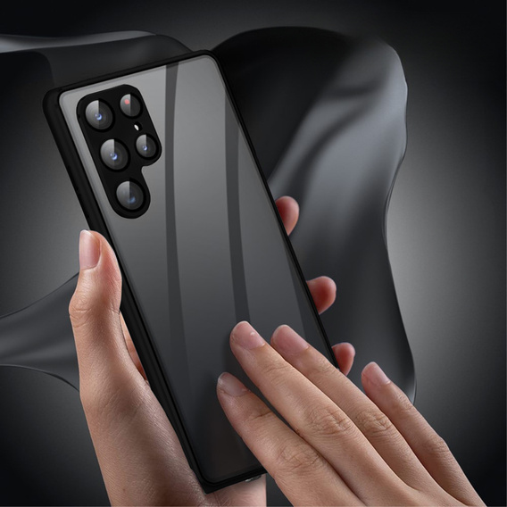 Чохол для Samsung Galaxy S22 Ultra, Magnetic Dual Glass, чорний
