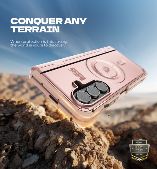 Бронированный чехол Dexnor Magnetic с двойными подставками для Samsung Galaxy Z Fold7