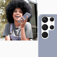 Чoхол до Samsung Galaxy S22 Ultra 5G, Silicone Lite, лавандовий