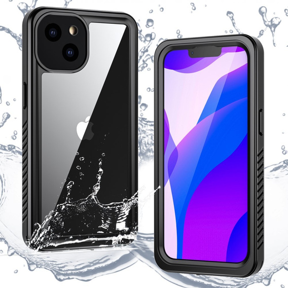 Водонепроницаемый чехол IP68 для iPhone 13, чёрный