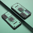 Чохол для Samsung Galaxy M34, KickStand Camera Lens, зелений