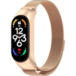 Браслет  Milanese для Xiaomi Mi Band 7/7 NFC - Rose Gold