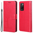 Чехол Wallet до Xiaomi Redmi Note 11/11S, Owl Tree, Red