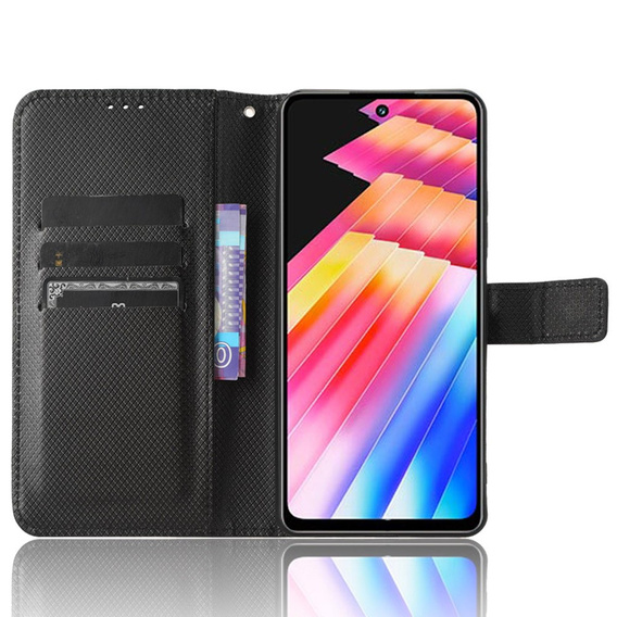 Чохол-книжка для Infinix Hot 30, Wallet Smart Magnet, чорний