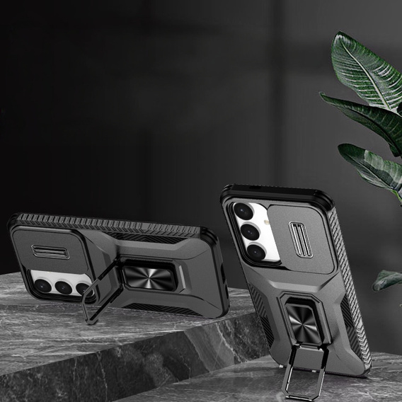 Чехол для Samsung Galaxy S24+ Plus, крышка объектива, чёрный