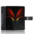 Откидной чехол для Samsung Galaxy Z Fold 2 5G, Crazy Horse Wallet, чёрный