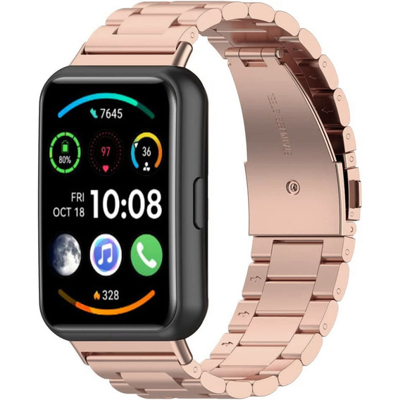 Браслет Stainless для Huawei Watch Fit 2, Pink