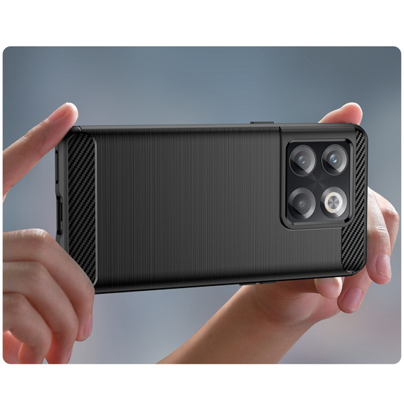 Чехол до OnePlus 10T 5G, Carbon, чёрный