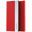 Откидной чехол для Xiaomi Poco X5 Pro 5G / Redmi Note 12 Pro, Side Magnetic, красный