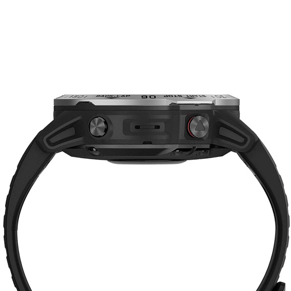 Накладка на безель для Garmin Fenix 6 / 6 Pro / 6 Sapphire,  Silver/Black
