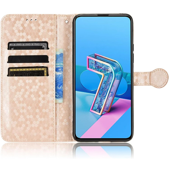 Флип-кейс для Xiaomi Redmi A5, Wallet Rhombus, розовый