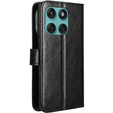 Футляр з клапаном для Motorola Edge 60 / 60 Fusion, Crazy Horse Wallet, чорний
