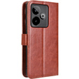 Футляр з клапаном для Realme GT 7 / 7T, Crazy Horse Wallet, коричневий