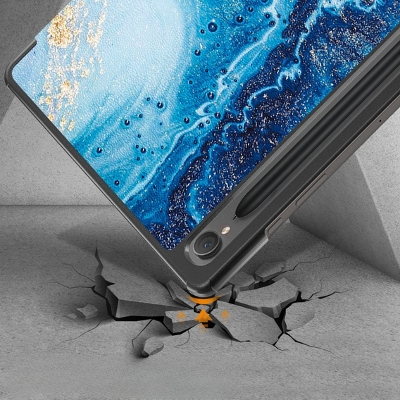 Чехол до Samsung Galaxy Tab S9, Smartcase Hybrid Pen Slot, sea wave