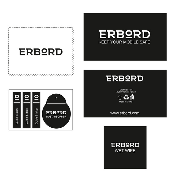 2x Захисне скло ERBORD 3D для Oppo Find X9