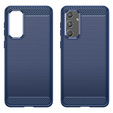 Чехол до Samsung Galaxy M55 5G, Carbon, синий