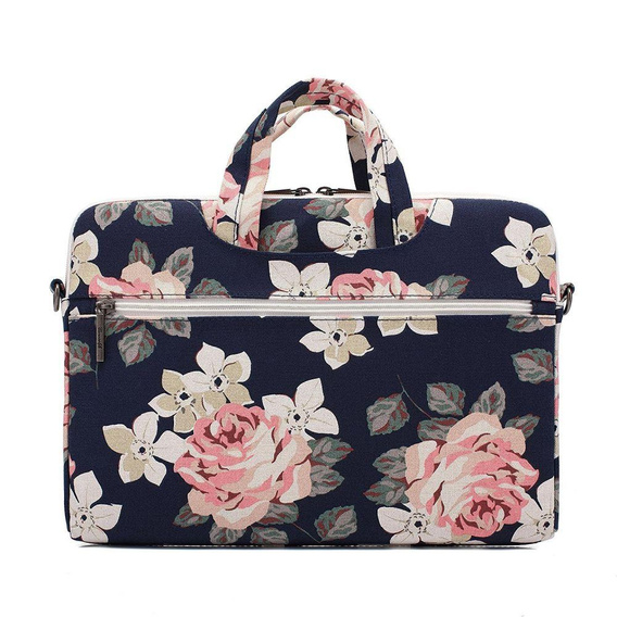 Canvaslife Briefcase Чехол для MacBook Pro 15/Pro 16 2019 - navy rose