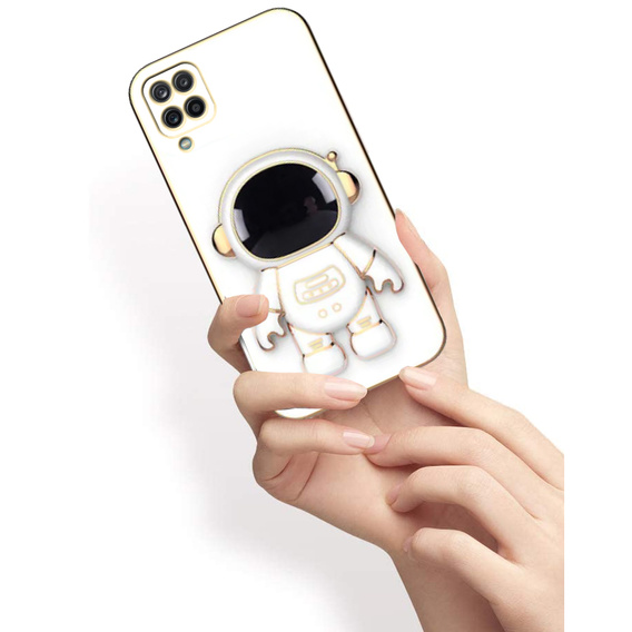 Чoхол до Samsung Galaxy A12 / M12 / A12 2021, Astronaut, білий