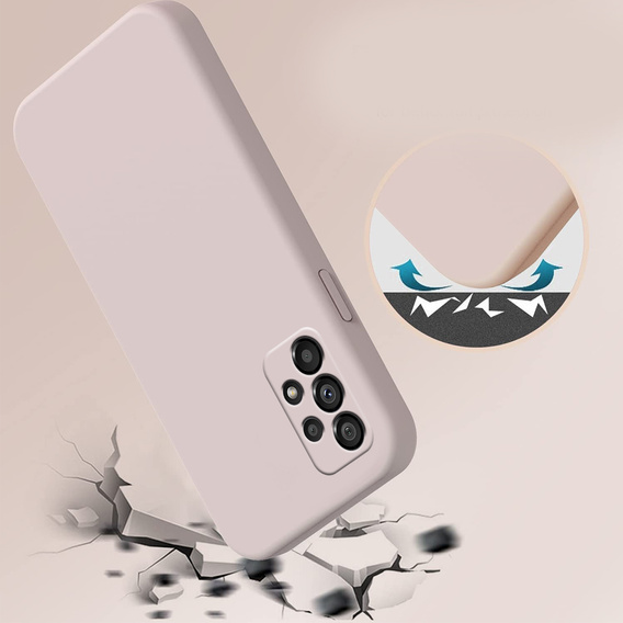 Чехол до Samsung Galaxy A53 5G, Silicone Lite, розовый