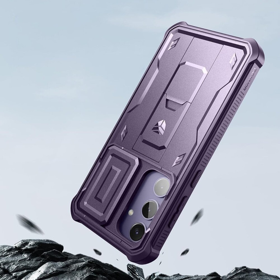 Броньований чохол для Samsung Galaxy S24 Plus, Dexnor Full Body (Two Frames), фіолетовий