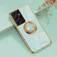 Чoхол до Samsung Galaxy S22 Ultra, Electro Ring, м'ятний 