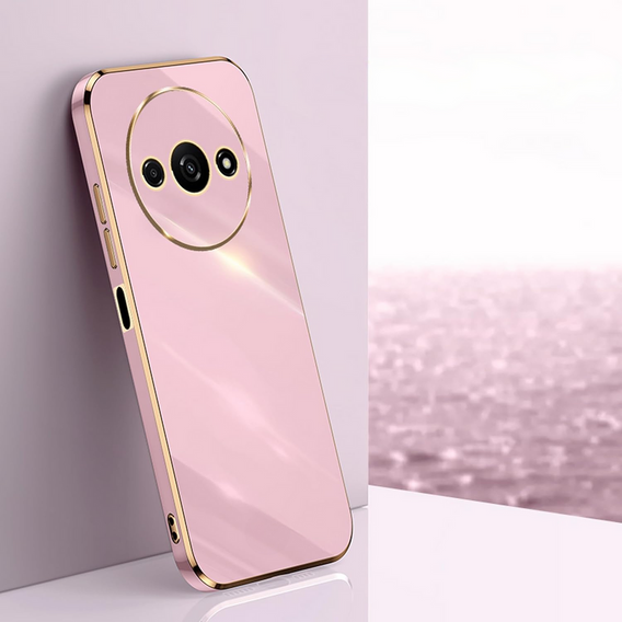 Чохол для Xiaomi Redmi A3, Glamour CamShield, фіолетовий