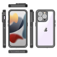 Водонепроникний чохол IP68 для iPhone 15 Pro Max, Redpepper, чорний